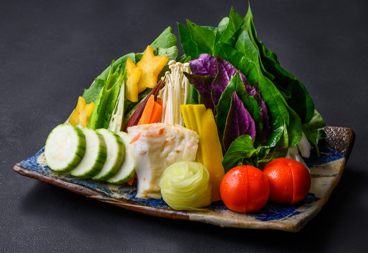 旬の島野菜の盛り合わせ